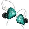 ZK KZ ZST X Earbuds with microphone cyan