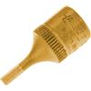 Hazet 8501-2.5 Inserto Chiave a Bussola per Giraviti, Oro, Attacco Quadro, Cavo, 6.3 mm 1/4 di Pollice
