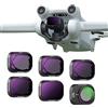 NEEWER Set di Filtri ND Compatibile con DJI Mini 3/DJI Mini 3 Pro, Filtro Densità Neutra Accessori Obiettivo Drone con Telai Leggeri&Veltro Ottico HD Multirivestito, 6pz CPL ND8 ND16 ND32 ND64 ND128
