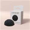 Ophir Milano OPHIR Spugna Konjac con Carbone - Spugna Naturale per il Viso - Esfoliante per Pelli Grasse e a Tendenza Acneica