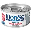 Monge Monoprotein Pezzetti Solo Manzo - 80 g - KIT 12x PREZZO A CONFEZIONE