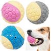 BPS BUENA PET SHOP BPS - Set di 3 palline per cani, palla in gomma, suono squeaky indistruttibili ad alto allungamento, taglia M/L, colore casuale (M) BPS-7434 x 3