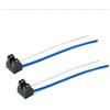 Riloer 2 x H7 Presa per cavo di ricambio per lampadina per riparazione di ricambio per faro a 2 pin