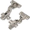 AERZETIX - C41042 - Set di 4 cerniere invisibili a clip per porte di mobili - per porte ad incasso - consentono un'apertura di 110° - apertura di montaggio 35mm