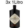 (3 BOTTIGLIE) William Grant & Sons - Gin Hendrick' s - 100cl - 1 Litro