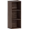 Vida Designs Oxford, Libreria a cubi a 3 Ripiani, in Legno, per esporre e conservare, per Ufficio e Soggiorno, Noce