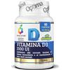 OPTIMA NATURALS Srl VITAMINA D3 2000 60Cpr Colours