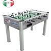 CALCIOBALILLA CALCETTO ROBERTO SPORT MOD. COLLEGE PRO ASTE TELESCOPICHE GRIGIO
