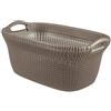 Curver Knit Cesta Portab. - 40 Lt - 60X39X27H Marrone