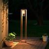 Paletto Lanterna CORTEN 100cm E27 - SERIE VIMO -
