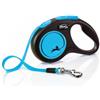 FLEXI New Neon M Tape 5 m blue guinzaglio automatico