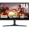 LENOVO Monitor PC Gaming 24.5 Full HD 400 cd/m² Risposta 3 ms USB VGA HDMI colore Nero - 66AAGAC6IT Legion Y25-25