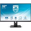 Philips Monitor PC 31.5 Pollici 4K Ultra HD Display LED USB HDMI DisplayPort - 328B1/00 B Line
