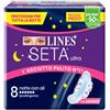 Lines seta ultra assorbenti notte dwct 8 pezzi