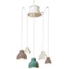 Ferroluce Lampadario Berimbau C2608 Decò