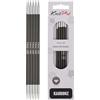 KnitPro KARBONZ KP41113 - Set di Ferri per Lavorare a Maglia, 5 Pezzi, 4,00 mm, 15 cm