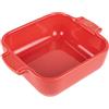 PEUGEOT Pirofila Quadra Appolia Stoneware Red cm 13x13x4,5 Ml 660