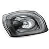 ÄLLEFØRS Laguna nero piatto quadro in vetro cm 30x30 (minimo 3 pezzi)