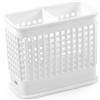 Araven portaposate bianco 15,6x8x13