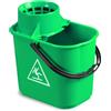 TECNO TROLLEY SYSTEM Secchio Easy litri 14 verde con strizzino