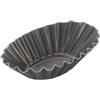 VESPA DOLCI FORME Formina riccia ovale antiaderente misure esterne cm 9,5x6x2h (minimo 50 pezzi)