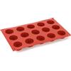 SILIKOMART Stampo 15 cilindri petit fours Ø cm 4x2h 30ml SF027