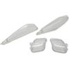 One by Camamoto Kit Gemme vetri frecce Trasparenti (cod 77206335 Anteriori e Posteriori Compatibile con MBK Booster Next genaration/Rocket Anno dal 1999)