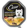 Cesar Dog Selezioni dell'Orto Vaschetta Multipack 14x150G POLLO E CAROTE ED ERBE