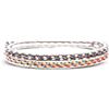 Made by Nami Cavigliera Surfer Set di 2 Uomo e Donna - Cavigliera Sottile Boho Hippie Etnico - Accessori Fatti a Mano per Festa in Spiaggia - Impermeabile e Regolabile (Marrone e retrò)