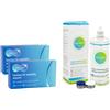 PegaVision Lenjoy Bi-weekly Aqua+ (12 lenti) + Solunate Multi-Purpose 400 ml con portalenti