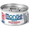 Monge Monoproteico Solo per Gatti da 80 gr Gusto Manzo