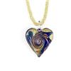 Venetiaurum - Collana per Donna con Cuore in Vetro Originale di Murano e Argento 925 - Gioiello made in Italy certificato