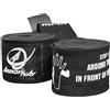 Meister ArrowWay Fasce per Mani con Istruzioni e Direzioni Stampate sopra per Boxe & MMA - 360 cm Elastic (Rosso)