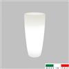 Vaso Illuminabile Tondo Ø33 H90cm, E27 Bianco