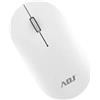 Adj Mouse Adj Wireless Ottico 3D 1000Dpi Bianco [510-00040]