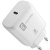 Cellularline Alimentatore da rete Cellularline Super Fast Usb-C 25W/Bianco
