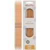 KnitPro Basix - Ferri da Maglia a Doppia Punta, in Legno di faggio, 20 cm, Misura US 9 (5,5 mm)