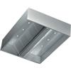 Ristopro Cappa Cubica Centrale DSCKPA18/16 - Senza Motore - Cm 180 x 160 x 45 h - Faretti a Led Spotlight
