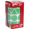 APLI Kids - Rotolo di gommini assortiti Verde