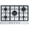 Franke Piano cottura a gas Smart 750 FHSM 755 4G DC XS C 106.0554.394 finitura inox satinato da 73 cm
