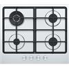 Franke Piano cottura a gas Smart 600 FHSM 604 3G DC XS C 106.0554.391 finitura inox satinato da 59 cm