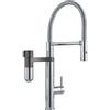 Franke PRONTA CONSEGNA - Franke: Miscelatore Vital 2in1 Semi-pro con filtrazione acqua integrato 120.0621.230 finitura cromato/gun metal