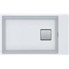 Franke Lavello una vasca Vasche Kubus 2 Sottotop KNG 110-62 125.0529.854 finitura fragranite bianco da 62x42 cm
