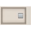 Franke: Lavello una vasca Vasche Kubus 2 Sottotop KNG 110-62 125.0529.609 finitura fragranite sahara da 62x42 cm