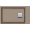 Franke PRONTA CONSEGNA - Franke Lavello una vasca Vasche Kubus 2 Sottotop KNG 110-62 125.0529.613 finitura fragranite oyster da 62x42 cm