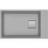 Franke PRONTA CONSEGNA - Franke Lavello una vasca Vasche Kubus 2 Sottotop KNG 110-62 125.0529.855 finitura fragranite stone grey da 62x42 cm