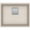 Franke Lavello una vasca Vasche Kubus 2 Sottotop KNG 110-52 125.0529.588 finitura fragranite sahara da 52x42 cm