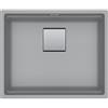 Franke PRONTA CONSEGNA - Franke Lavello una vasca Vasche Kubus 2 Sottotop KNG 110-52 125.0529.605 finitura fragranite stone grey da 52x42 cm