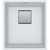 Franke Lavello una vasca Vasche Kubus 2 Sottotop KNG 110-37 125.0529.422 finitura fragranite bianco da 37x42 cm