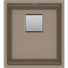 Franke Lavello una vasca Vasche Kubus 2 Sottotop KNG 110-37 125.0529.309 finitura fragranite oyster da 37x42 cm